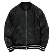 桑尼抛售大量现货海宁头层绵羊皮真皮皮衣棒球外套皮夹克女