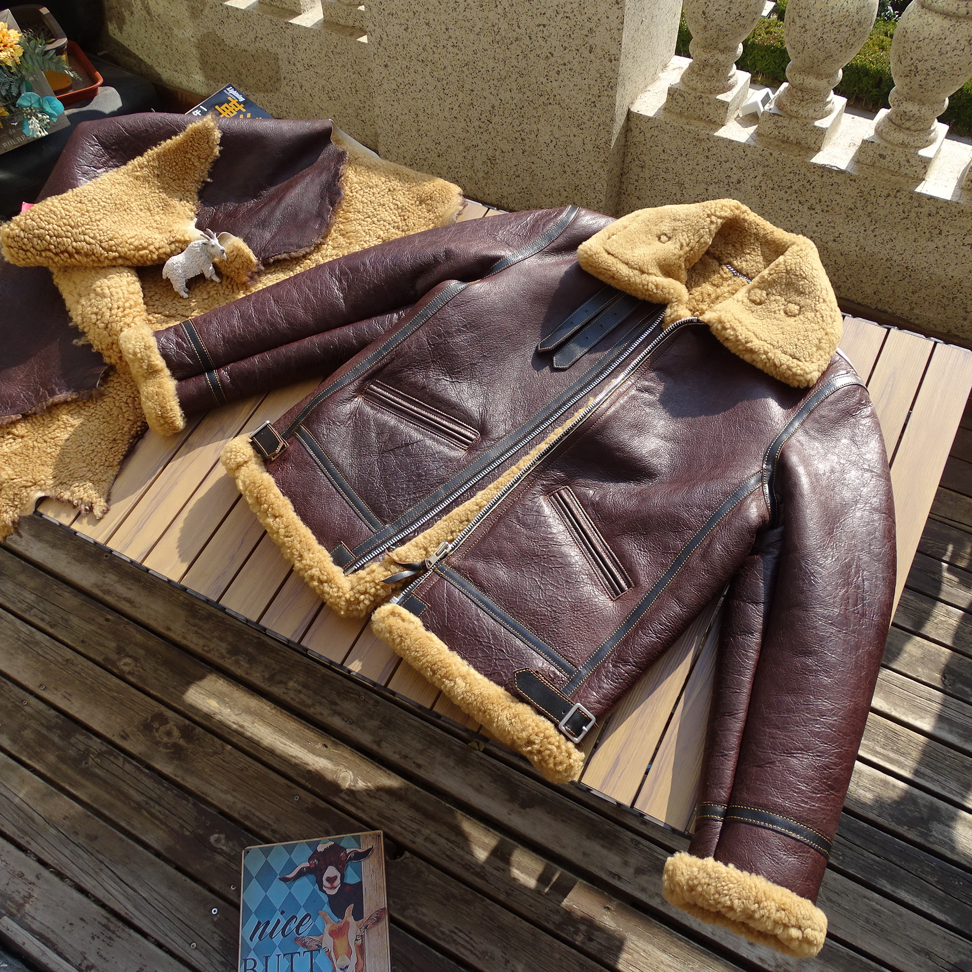 新西兰美利奴无涂B3皮毛一体