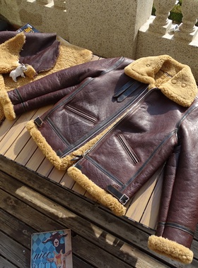 5折仅116件【新西兰美利奴无涂原生态高密度羊羔毛】B3皮毛一体