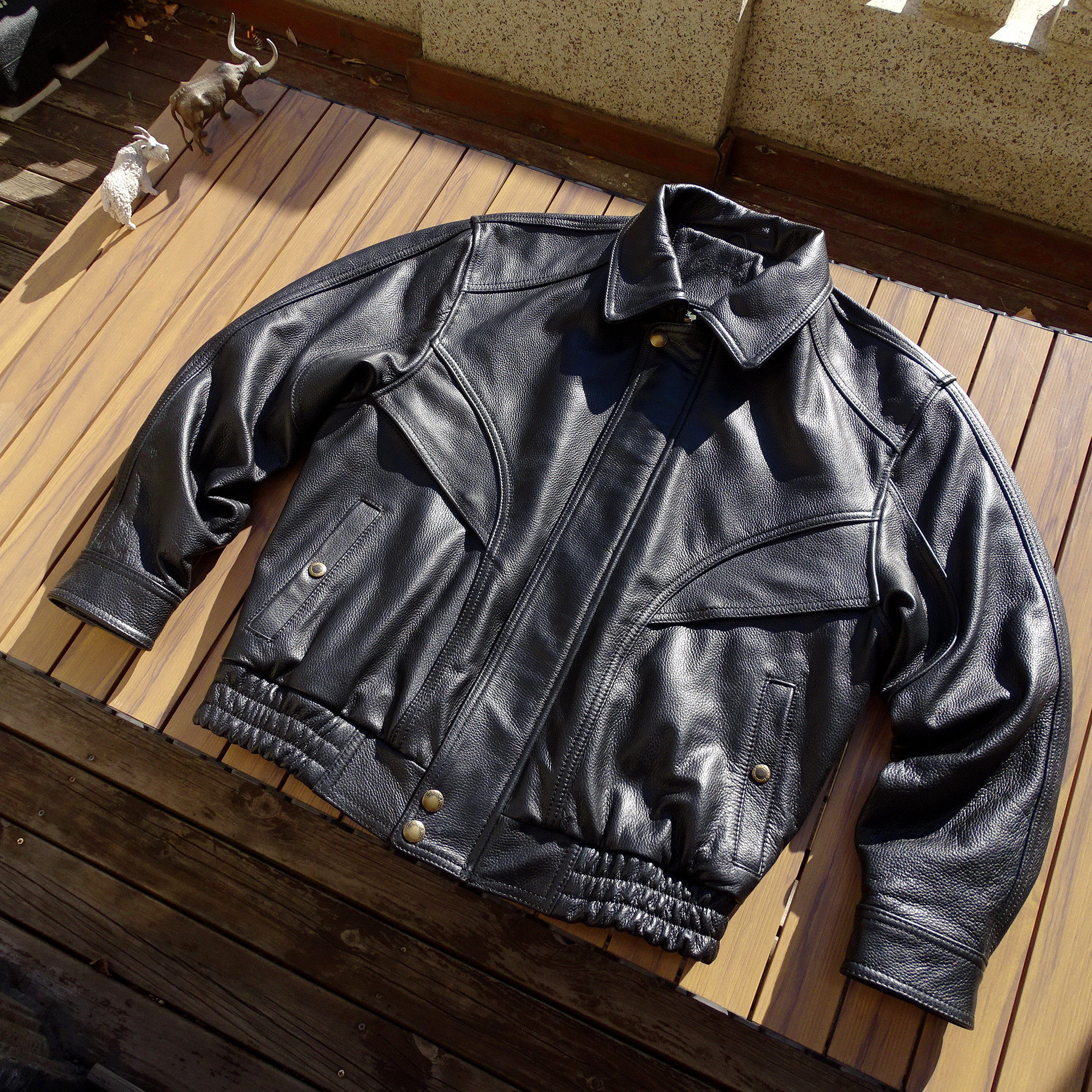 男女90年代港风皮夹克复古老爹真皮皮衣宽松短款廓阔扩版牛皮外套,男装,皮衣,淘宝优惠券,粉丝福利购,淘宝优惠卷