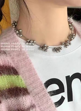 MONA张绮贤同款钛钢潮流项链