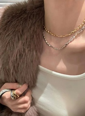 区区欧阳同款小米粒轻奢项链