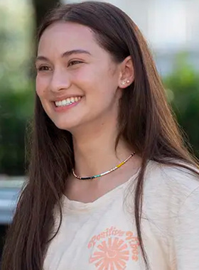 我变美的那夏天彩色串珠项链