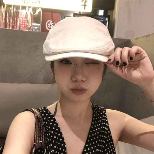 张婧仪同款显脸小软顶前进帽百搭