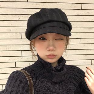 【春夏八角帽】早春薄款英伦风软顶画家帽百搭不挑人显脸小报童帽