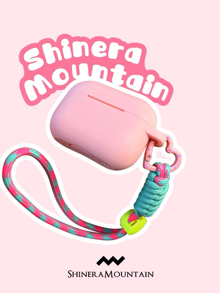 粉色高级感硅胶液态软壳适用于AirPodsPro2保护套AirPods1/2/3/4代蓝牙耳机壳AirPods3耳机保护套五代保护套