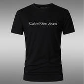 t恤男士 新款 夏季 大码 ck短袖 纯棉loog印花男装 打底衫 圆领修身 半袖