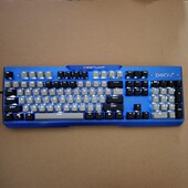 二手网吧拆机游戏机械键盘青轴光轴电竞热插拔有线清仓无冲