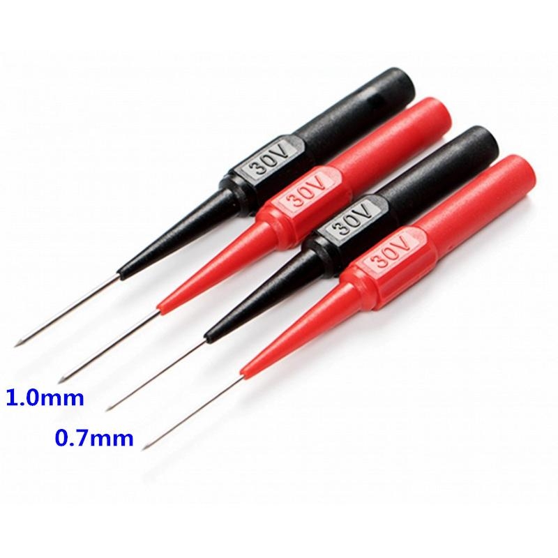 万用表表笔通用型数字表0.7mm特尖极细钢针移动可调技工检测加长