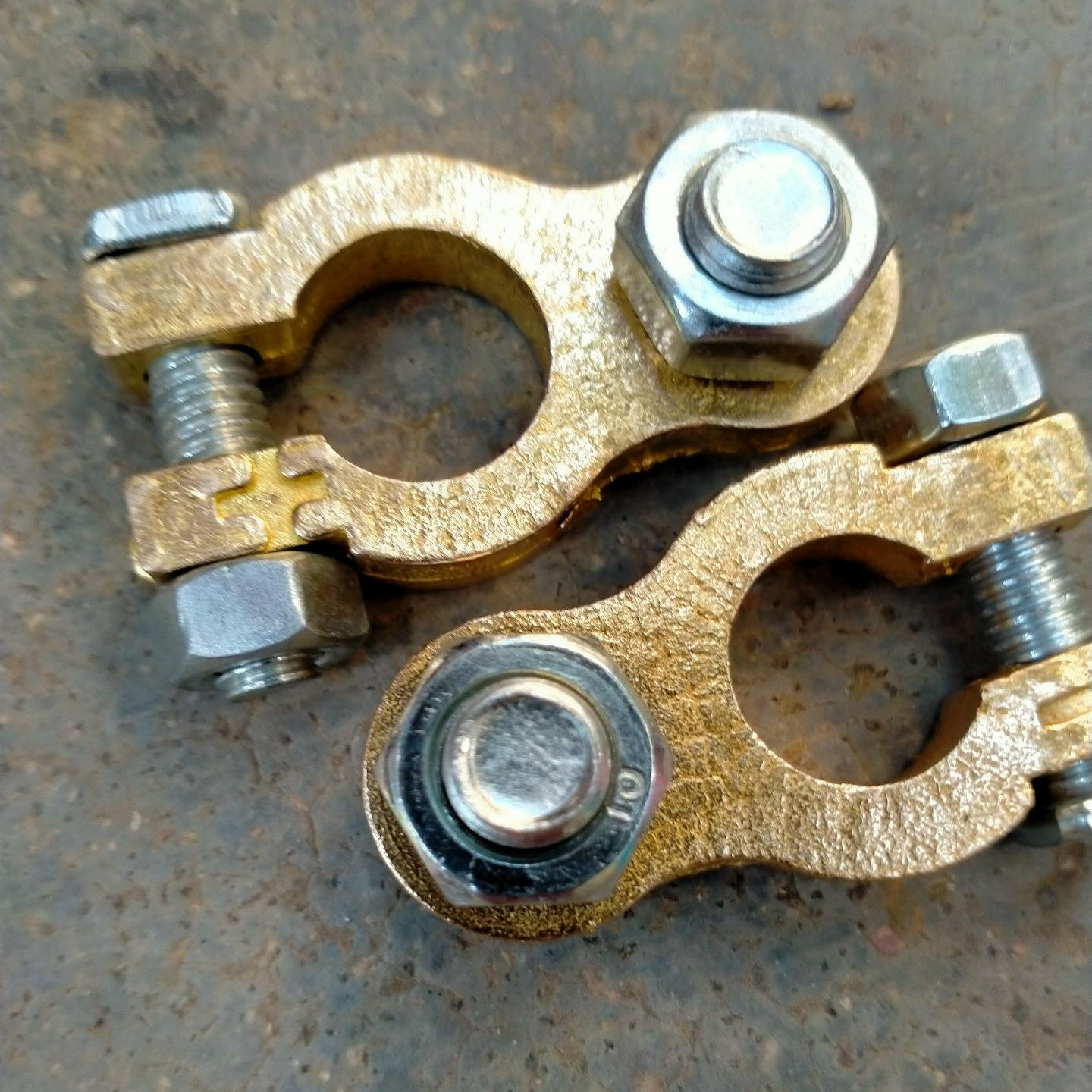 夹子卡子电瓶桩头蓄电池接头铜特大号加厚通用型汽车纯铜电瓶卡头