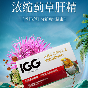 IGG浓缩蓟草肝精鹦鹉玄凤鸽子全品种鸟类护肝胶囊小鸟营养补充剂