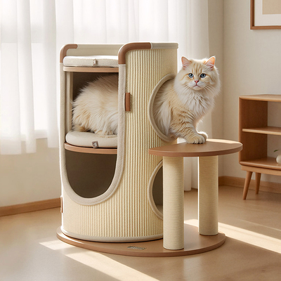 猫爬架不占地猫窝猫抓板跳台