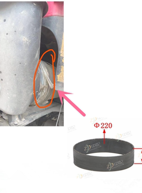 江淮格尔发A5W进气道连接软管波纹管28185-Y4T60原厂货车配件