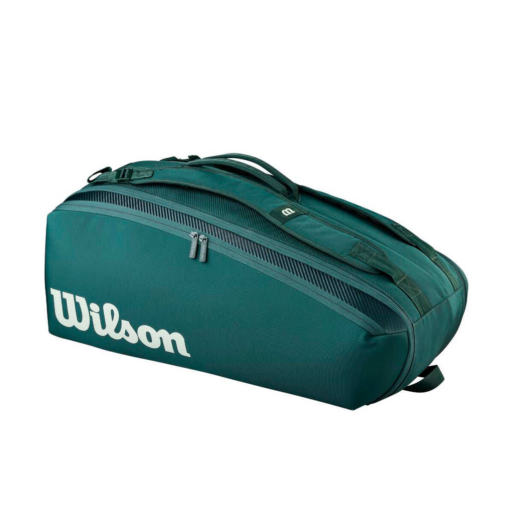Wilson/威尔胜球拍包便携手提包BLADE V10 9PK旅行袋网球包绿色