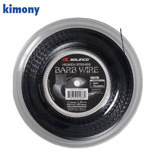 日本产正品SOLINCO索林科网球拍网拉线KSC779R kimony 螺旋形状