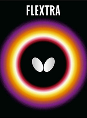 日本代购Butterfly蝴蝶乒乓球拍胶皮Flextra防守易控型反胶