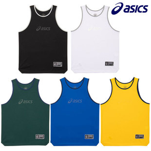 球衣T恤 日本Asics亚瑟士打篮球训练服速干运动背心男生青少年无袖
