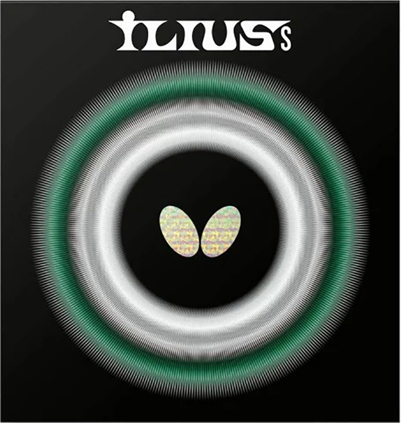 日本Butterfly蝴蝶乒乓球拍底板专用胶皮ILIUS S防守进攻长胶套胶