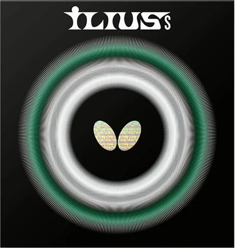 日本Butterfly蝴蝶乒乓球拍底板专用胶皮ILIUS S防守进攻长胶套胶