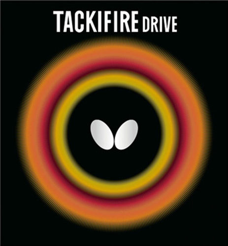 新款日本Butterfly蝴蝶橡胶内能胶皮Tackifire Drive 05330防弧