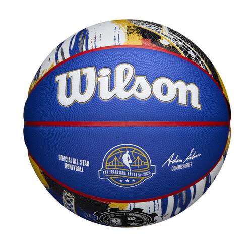 2025年新款Wilson威尔逊篮球NBA全明星赛 No. 7人造革游戏用球
