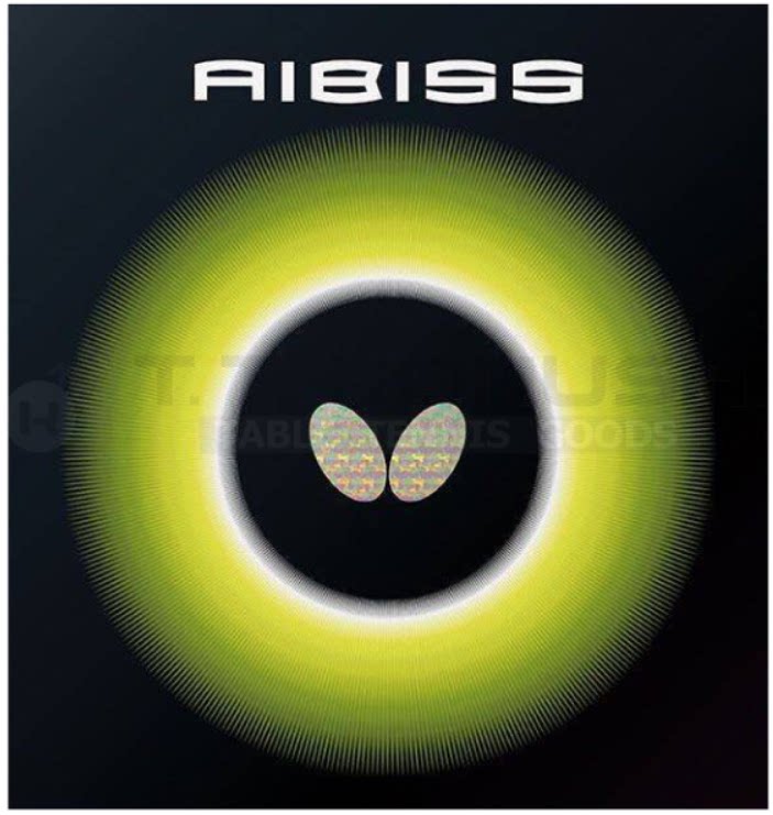 Butterfly蝴蝶底板专用胶皮AIBISS粘性防弧快攻型反胶套胶艾比斯