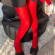 春夏薄款 70D大红色哑光天鹅绒连裤 袜女彩色微透肉复古咖白色丝袜