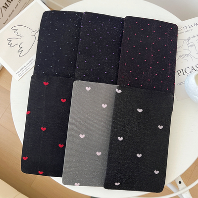 爱心波点银葱亮丝微闪光连裤袜女