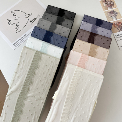 复古提花丝袜薄透肉美拉德连裤袜