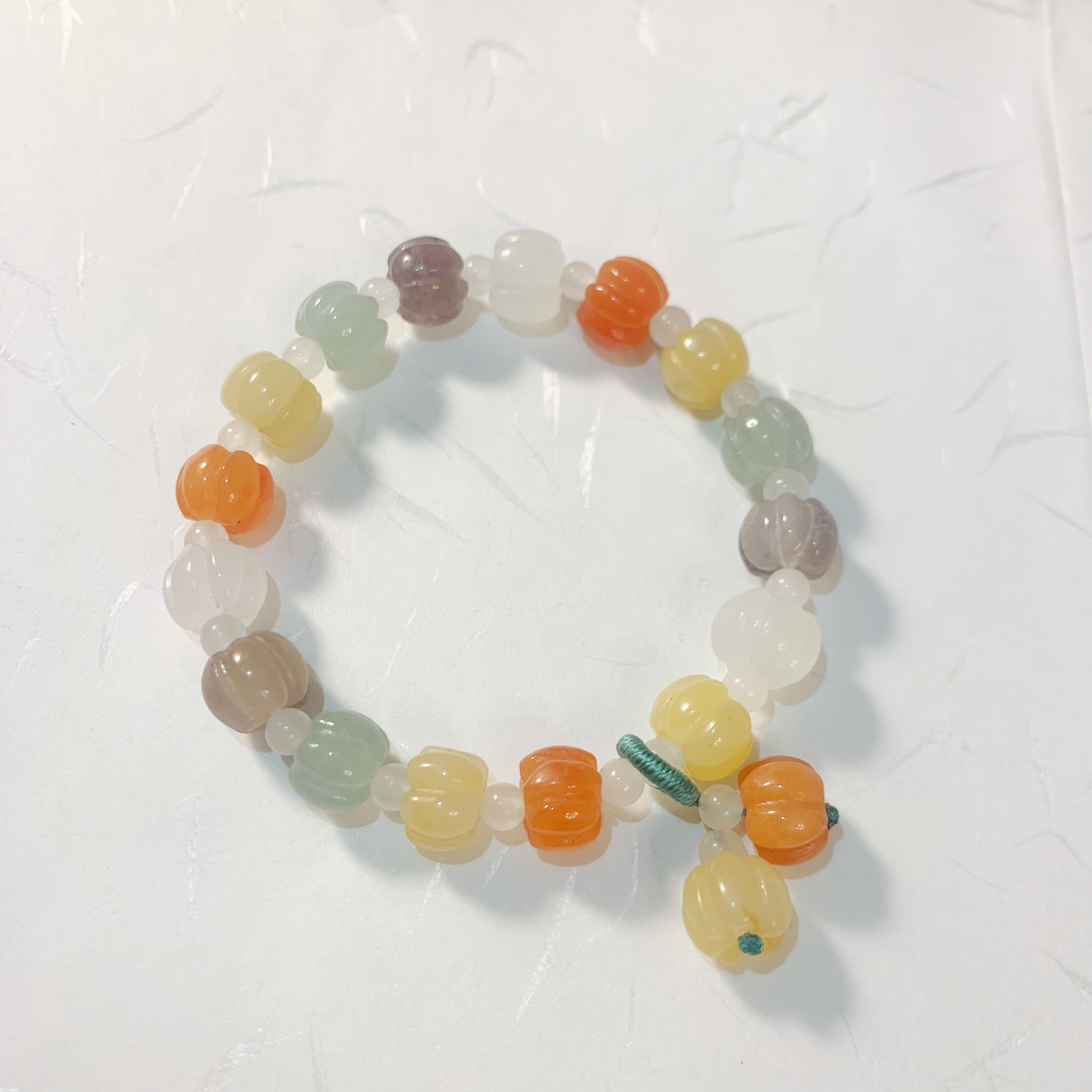 代杭州流通处金丝玉南瓜手串