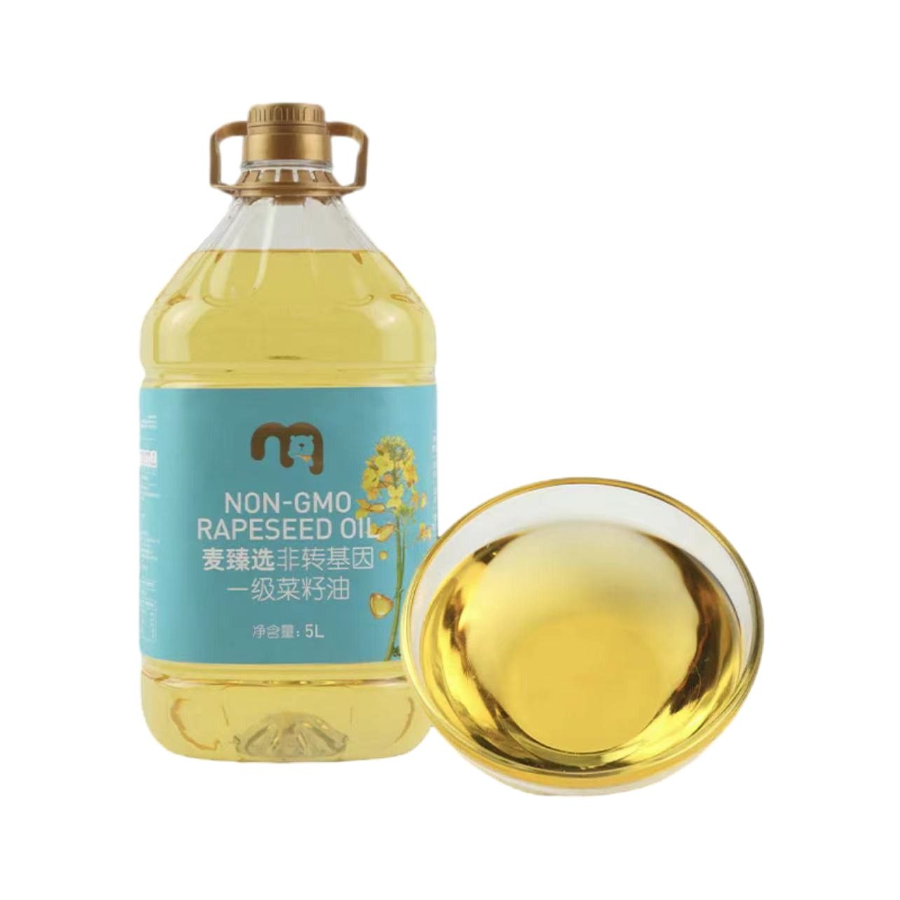 麦德龙 麦臻选 非转基因一级菜籽油 5l