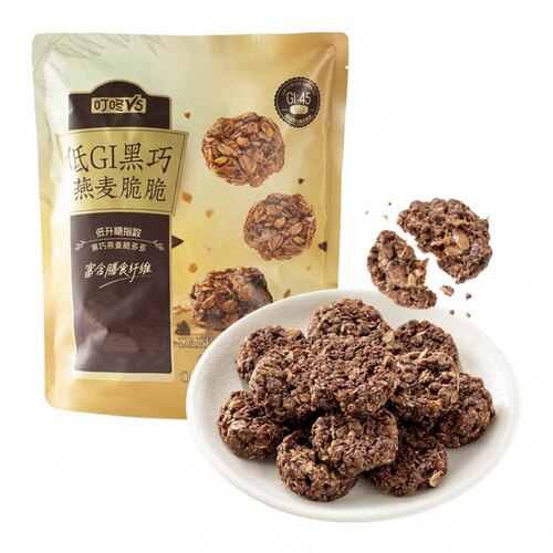 叮咚V5低GI黑巧燕麦脆脆150g