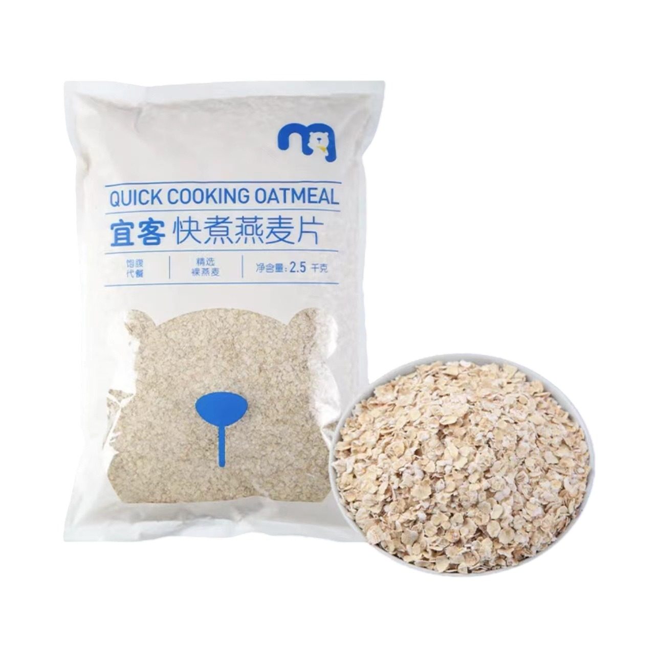 麦德龙宜客AKA快煮燕麦片2.5kg