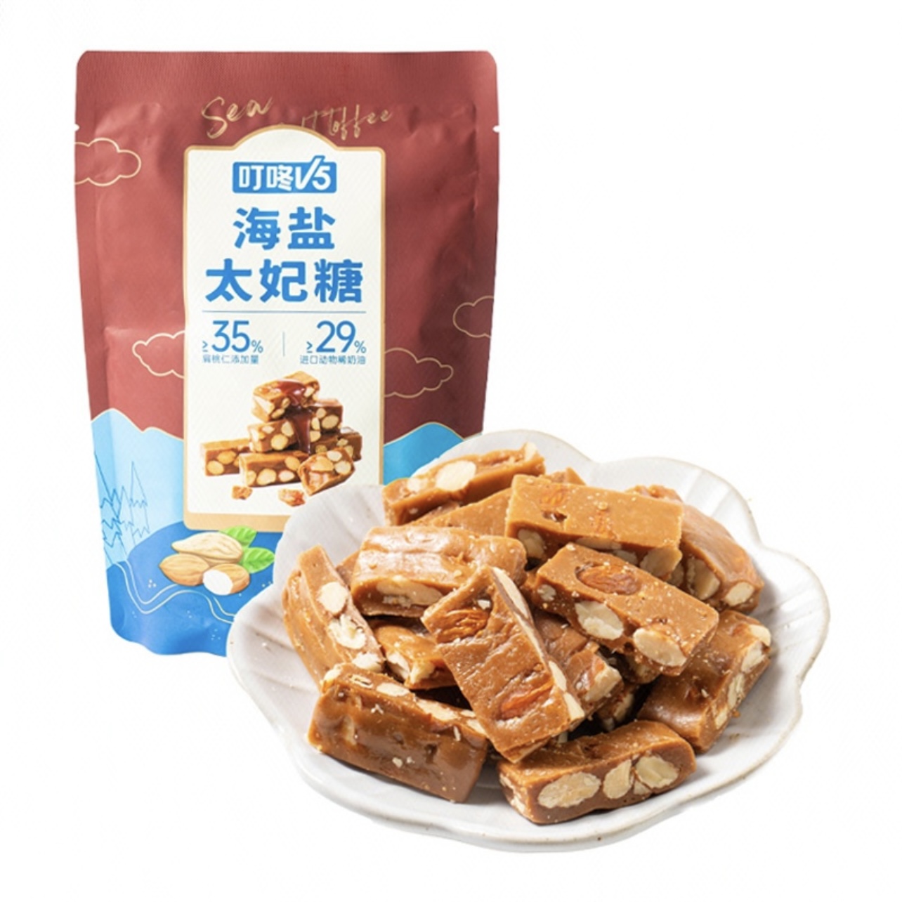 叮咚V5海盐太妃糖108g