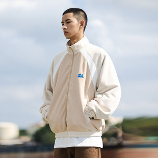 女装 Brand男装 PSO 双面穿可爱小狗毛绒夹克摇粒绒外套 5.6折