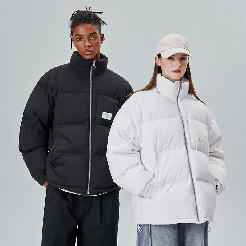 拉链羽绒服PSOBrand立领