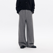 Brand男装 长裤 女装 子男款 PSO 宽松阔腿直筒西装 摇粒绒加绒裤 冬季