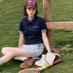 Brand男装 POLO衫 女装 针织刺绣小狗短袖 上衣夏潮 立体提花 PSO