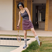 PSO 复古学院风条纹罗纹针织吊带背心内搭外穿夏季 Brand女装 美式