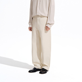 Brand男装 男款 女装 PSO 全棉斜纹纯色直筒工装 裤 休闲阔腿长裤 情侣