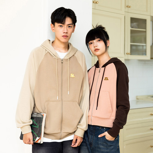 可爱小狗连帽卫衣外套