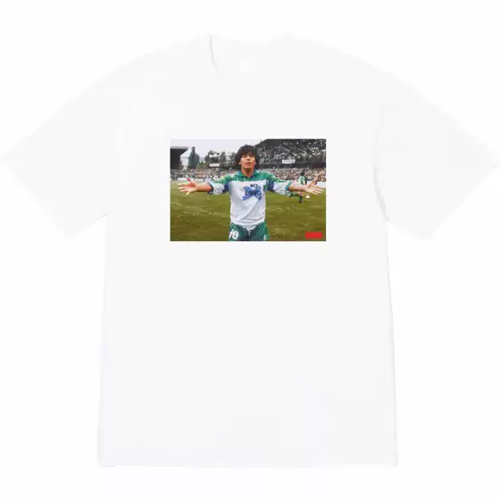 24Ss Maradona Tee Marana Ball King Football Legend Character T-Shirt Men's and Women's Short Sleeve Couple