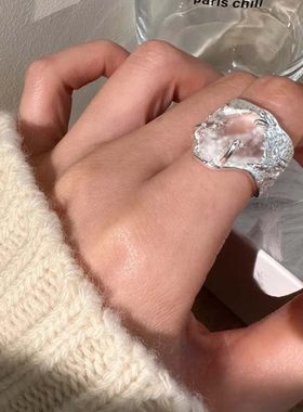 今饰有约女纯银简约戒指
