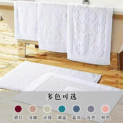 浴室卫生间纯棉全棉加厚机洗地巾