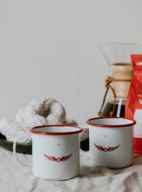 美国 知识分子INTELLIGENTSIA搪瓷咖啡杯随行杯户外露营便携车载