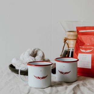 美国 知识分子INTELLIGENTSIA搪瓷咖啡杯随行杯户外露营便携车载
