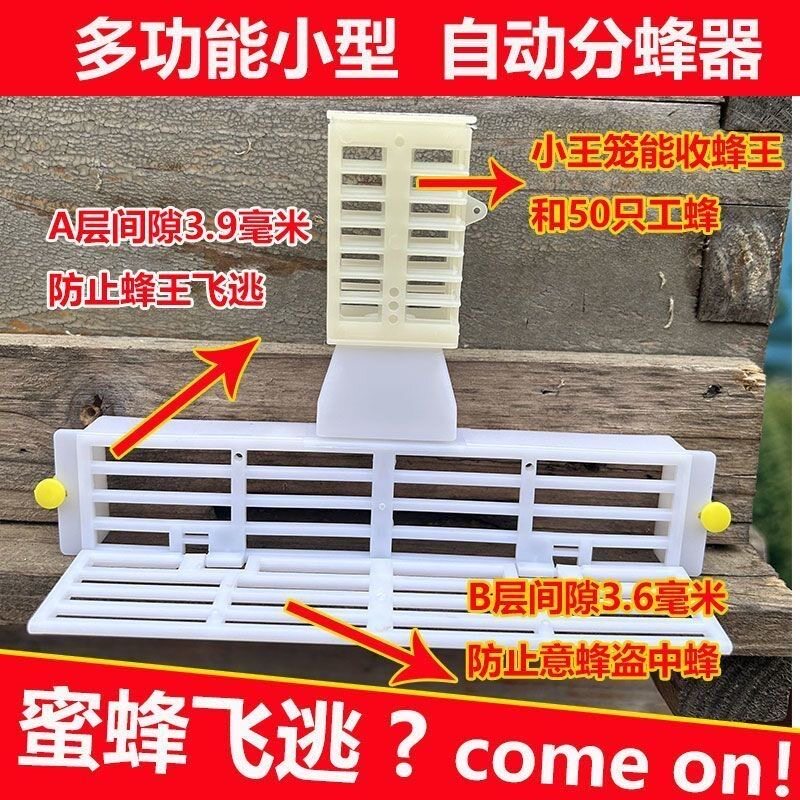 中蜂防逃框多功能蜜蜂箱巢门塑料隔王板蜂王防跑片防盗器养蜂工具图片