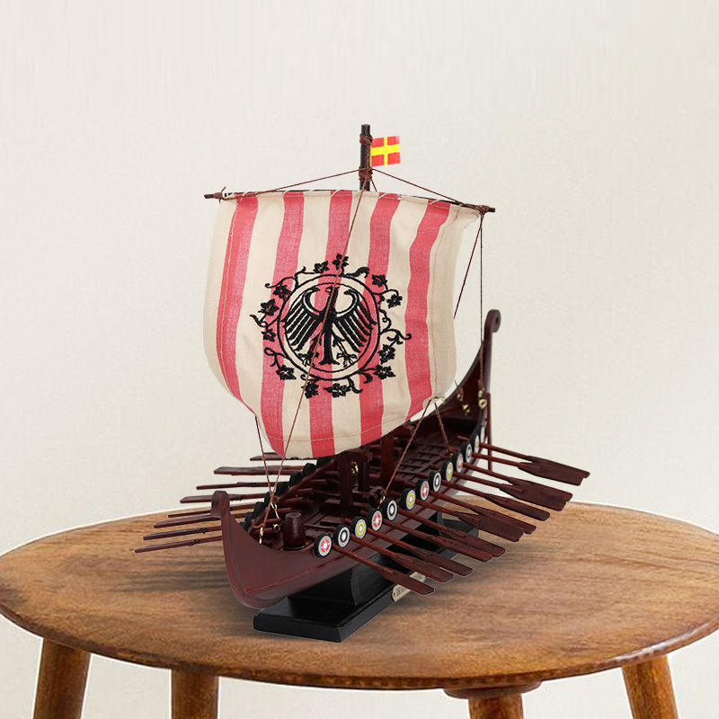 端午節仿古龍舟龍船北歐維京戰艦