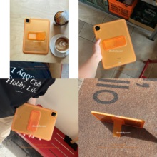 webaby「秋落日 橘黄色/浪漫~」ipad pro11/a16/10代全包软壳air45/10.9寸隐藏支架横屏10.2寸平板后盖MINI67