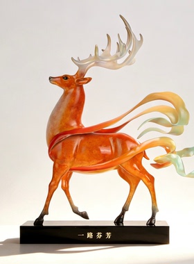 宇达青铜摆件 创意艺术礼品《一路芬芳》家居装饰工艺摆件